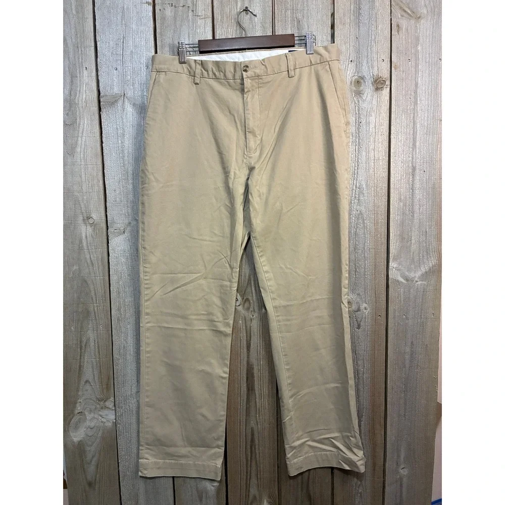 Polo Ralph Lauren Mens Tan Stretch Classic Chino Pants Khaki 36x32 710682353001